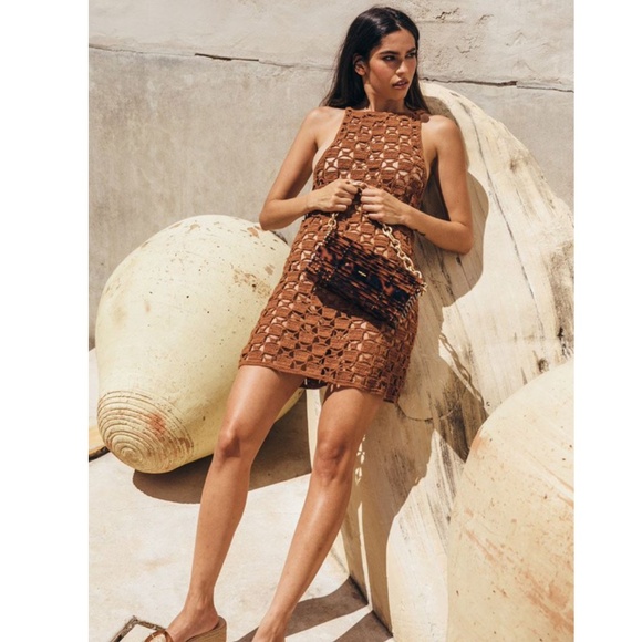 Cult Gaia Crochet Mini Dress - Picture 1 of 4